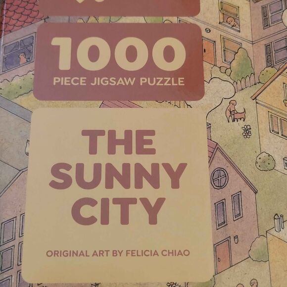 NEW Magic Puzzle Company 1000 Piece Puzzle The Sunny City Felicia Chiao - Picture 5 of 8
